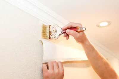 Pose de papier peint à Gungwiller — revêtements muraux et toiles de verre